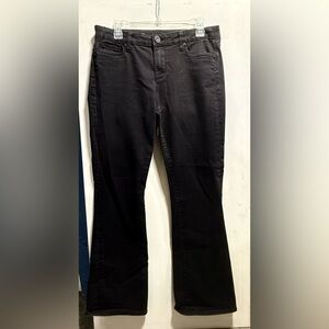Kut from the Kloth Black Baby Bootcut Leg Denim Size-10S